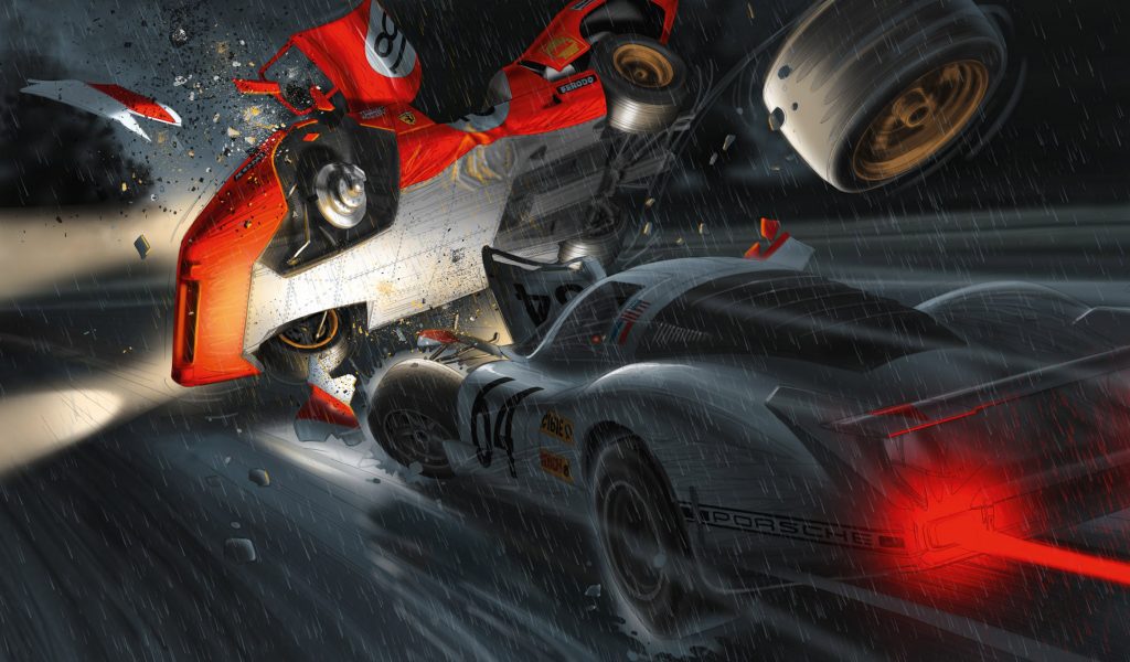 Le Mans McQueen Graphic Novel by Sandro Garbo