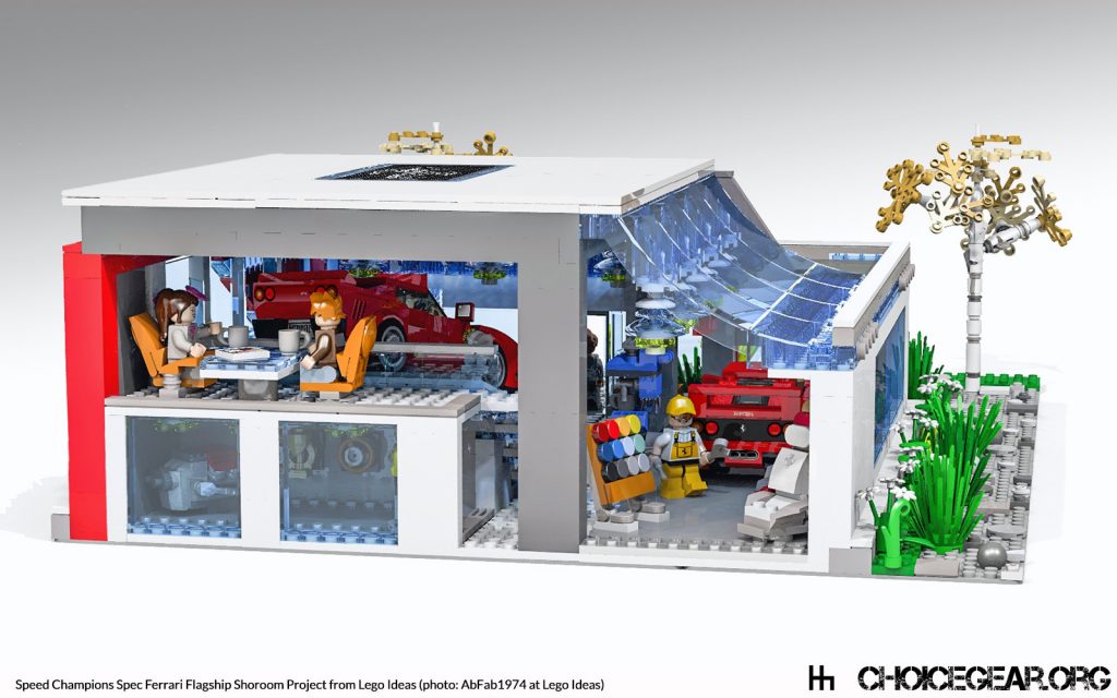 Lego Ideas: Speed Champions Spec Ferrari Dealership - Choice Gear