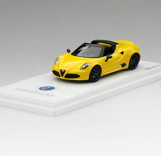 2014 Alfa Romeo 4C Spider Giallo Prototipo, 1:43 Scale by True Scale Miniatures