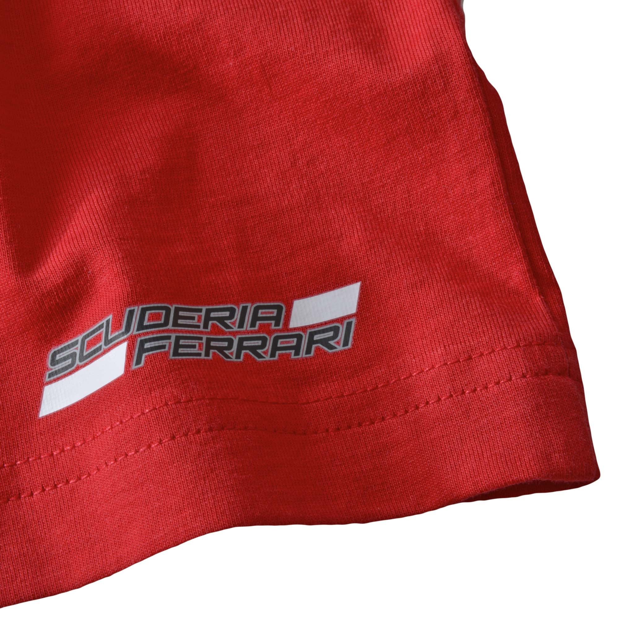 Men's Scuderia Ferrari Classic Collar Polo Shirt - Red by Ferrari ...