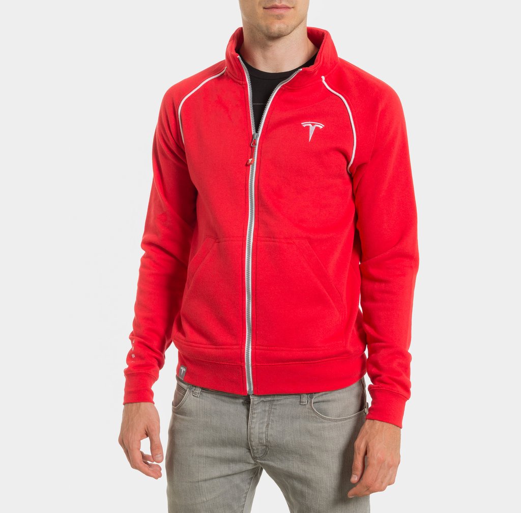 Unisex Red Track Jacket by Tesla - Choice Gear