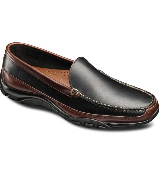 rolled heel driving shoes