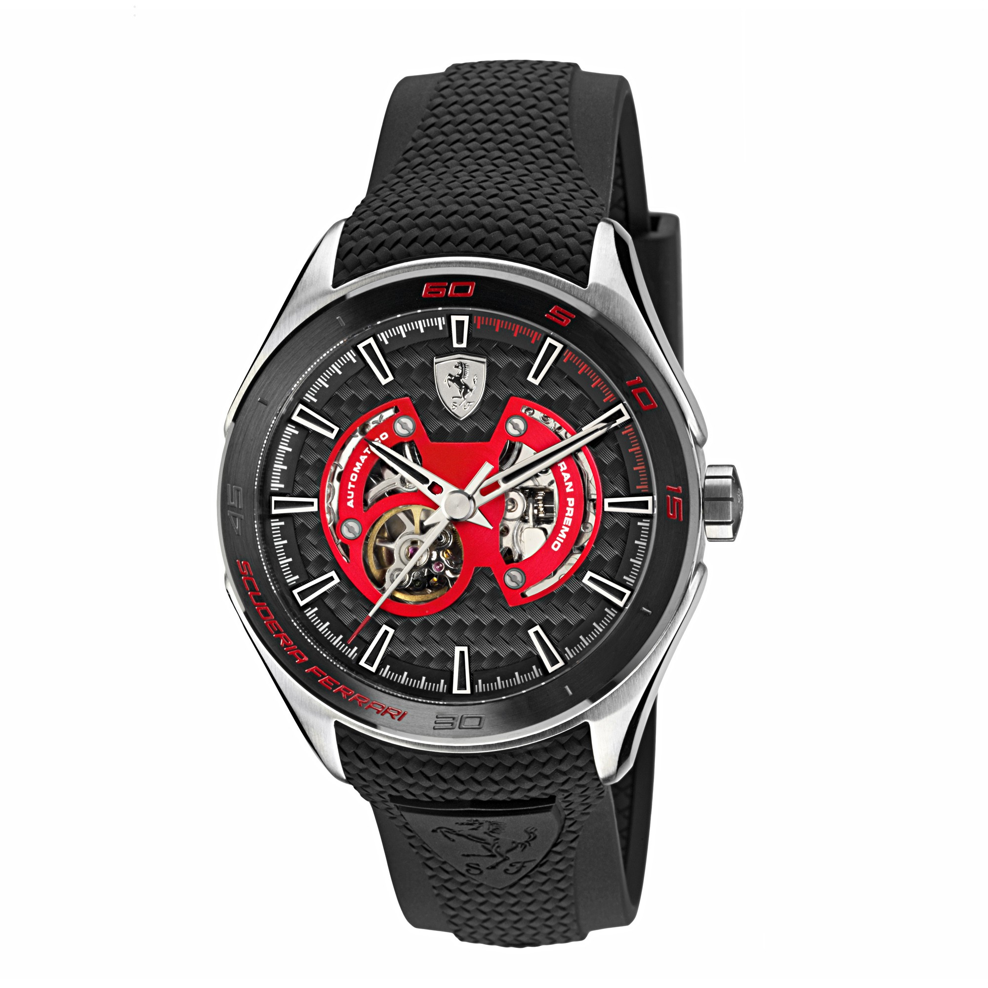 Scuderia ferrari gran premio men's stainless steel watch sale