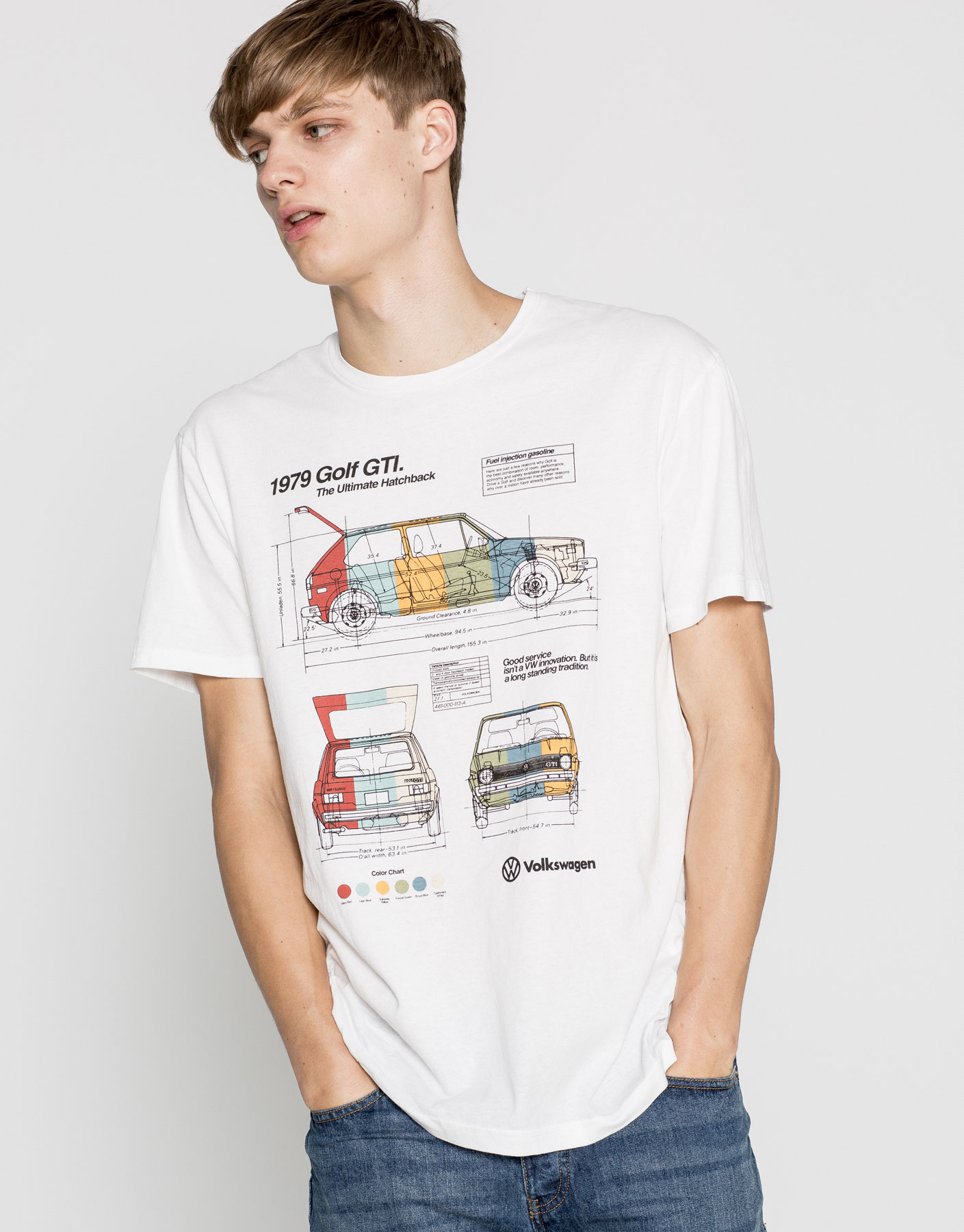 Analista Repulsión Fraseología Volkswagen GTI T-Shirt by Pull&Bear - Choice Gear