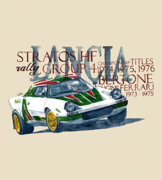 lancia stratos t shirt