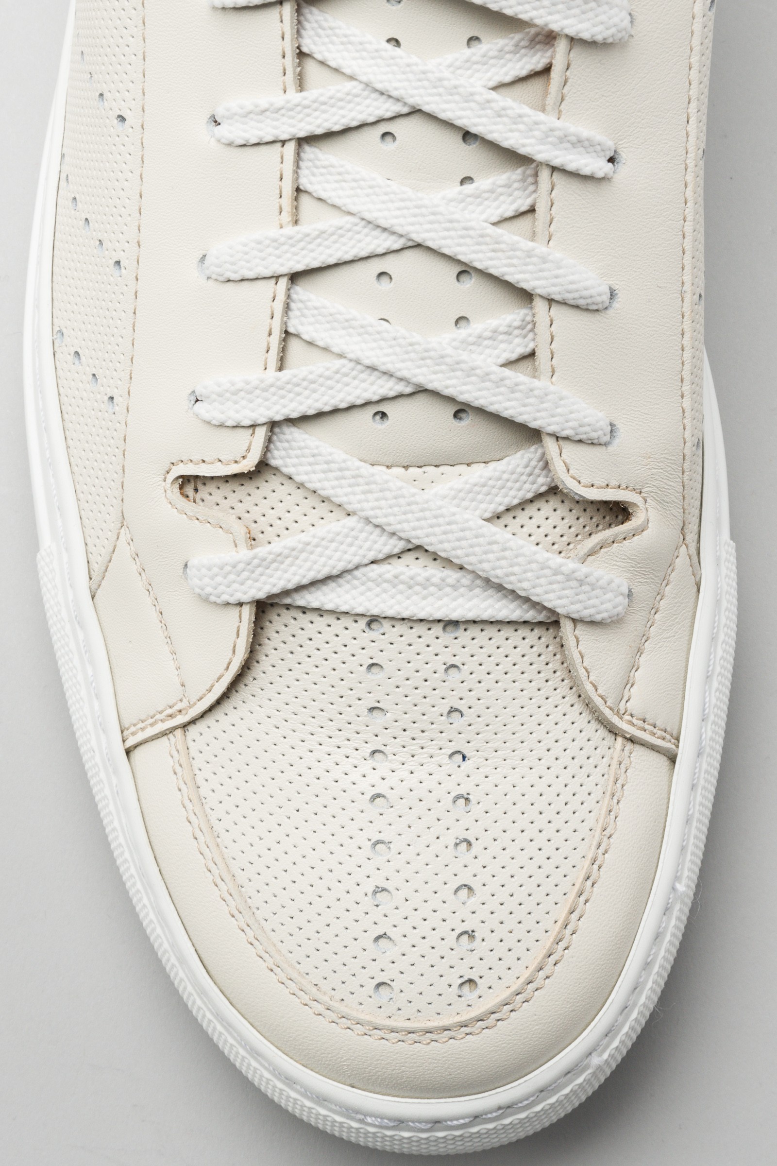 White Low Top Calf Leather Sneakers by Bugatti - Choice Gear