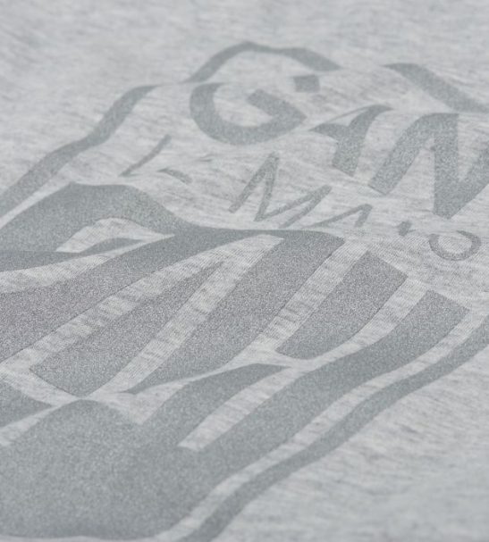 Ladies Grey Le Mans Badge T-Shirt by GANT - Choice Gear