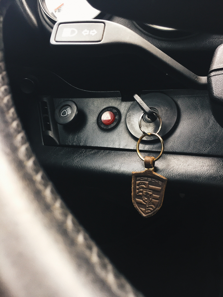Porsche Crest Keyring 