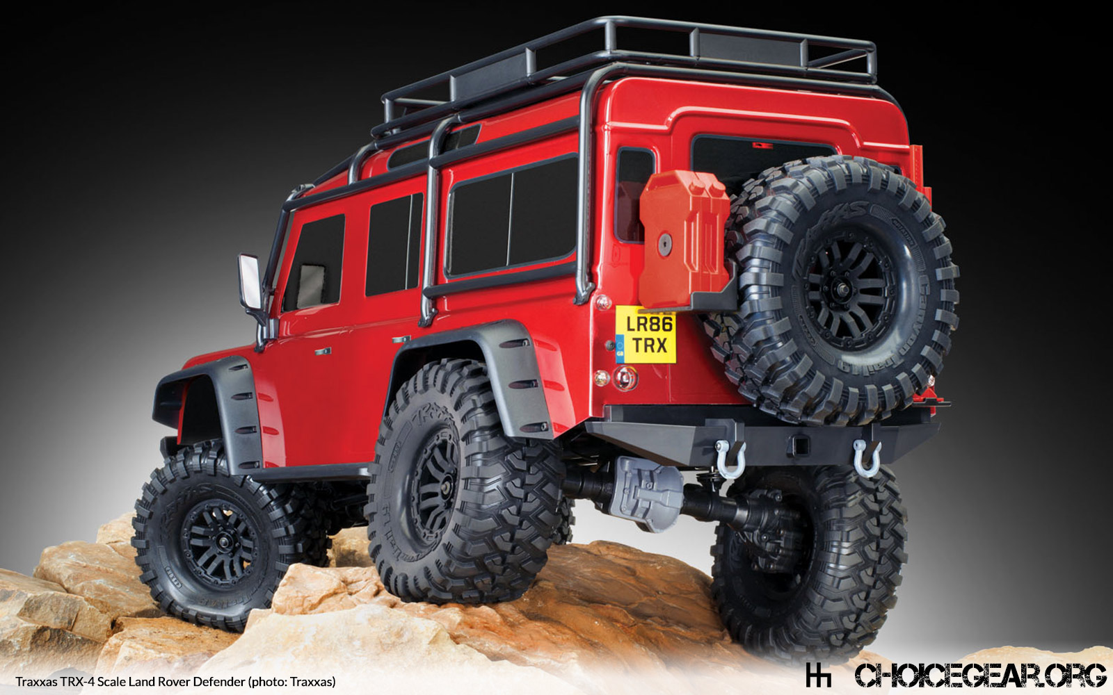 rc land rover traxxas