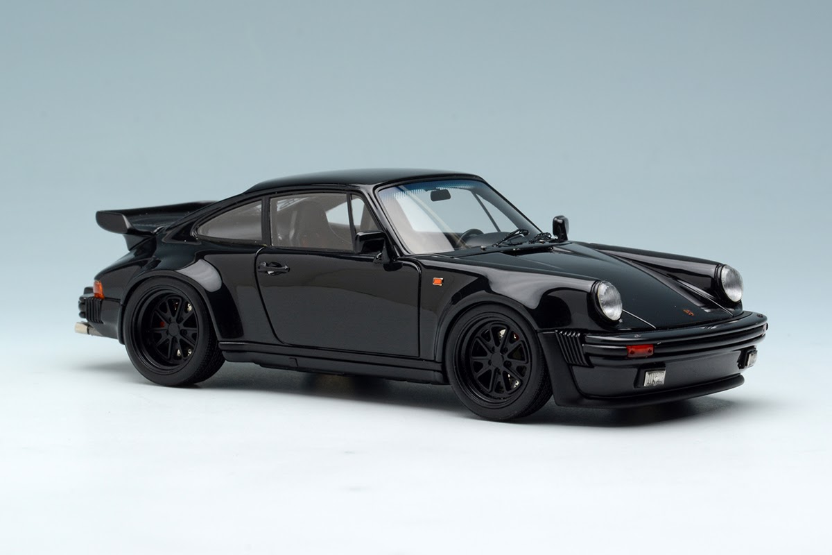 Black 1988 Porsche 930 Turbo with fifteen52 Outlaw Wheels by Make