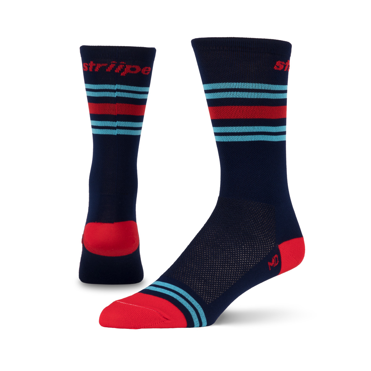 Martini (Blue) Socks by Striipe Design - Choice Gear